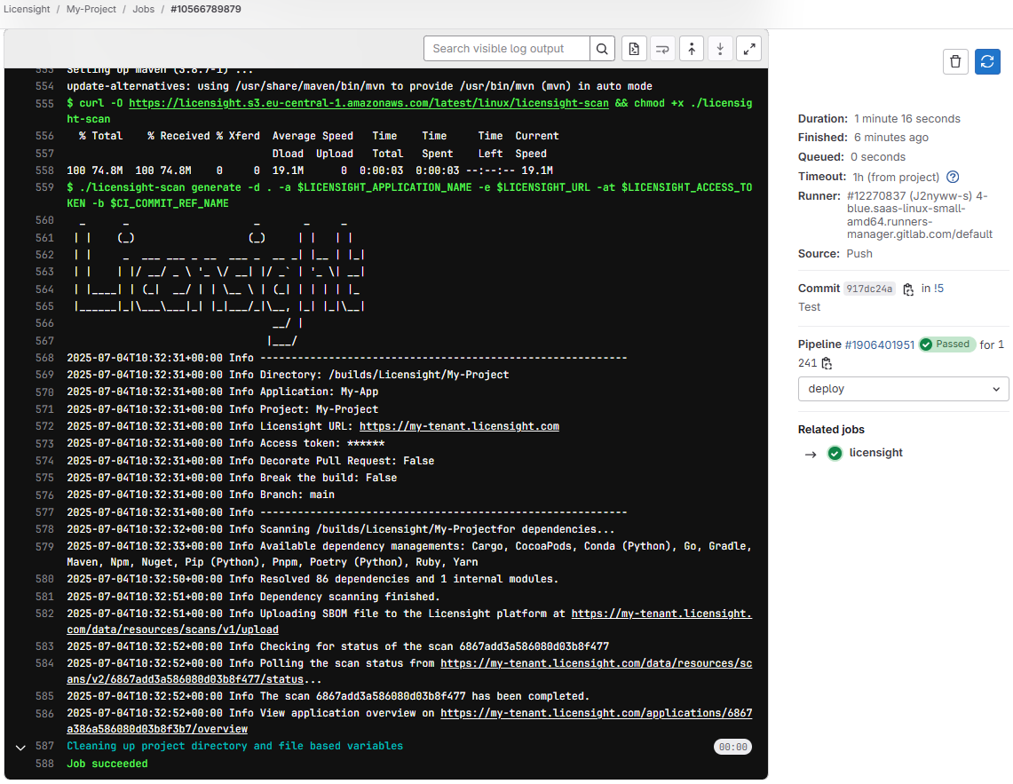 gitlab-scan-default-branch
